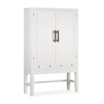 Buffet en bois de mindi blanc l 110 cm