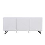 Buffet effet bois blanc
