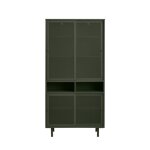 Buffet haut 180cm en m�tal grillag� peex m�tal vert 90x40x180cm