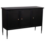 Buffet en métal noir 120x41x80 Buffet en métal noir 120x41x80