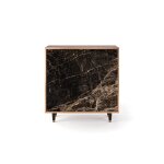 Buffet noir 4 portes l 94 cm Buffet noir 4 portes l 94 cm