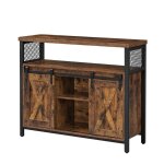 Buffet  portes coulissantes marron - l100 cm