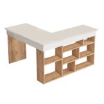Bureau d'angle design avec tagres