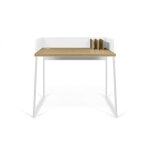 Bureau ch�ne naturel et blanc h88