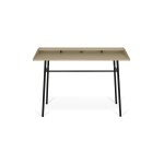 Bureau chne naturel et noir h81