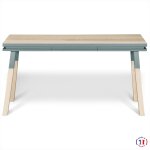 Bureau console rectangulaire 140 cm, 100% frêne massif Bureau console rectangulaire 140 cm, 100% frêne massif