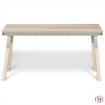 Bureau console rectangulaire 140 cm, 100% frêne massif Bureau console rectangulaire 140 cm, 100% frêne massif