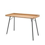 Bureau design mtal et bois - bois clair