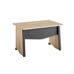 Bureau effet bois largeur 80 cm