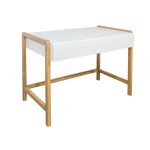 Bureau enfant 1 tiroir blanc et chne