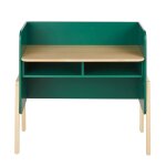 Bureau évolutif enfant en bois de pin et vert sapin Bureau évolutif enfant en bois de pin et vert sapin