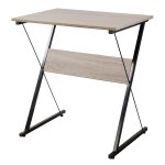 Bureau en métal et bois crème Bureau en métal et bois crème