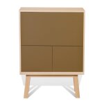 Bureau secrétaire avec rangement de 90 cm de large, en frêne Bureau secrétaire avec rangement de 90 cm de large, en frêne