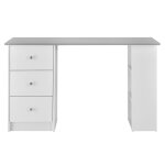 Bureau table de bureau bois blanche 120 x 49 x 72 cm Bureau table de bureau bois blanche 120 x 49 x 72 cm