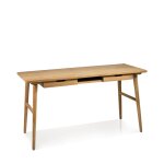 Bureau en teck beige l 140 cm