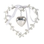 C?ur couronne  suspendre