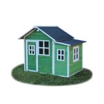 Cabane enfant verte