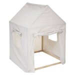 Cabane safari pour enfant en toile bois beige 77 x 77