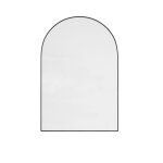 Cabinet miroir arqu, cabinet mural avec cadre mtallique, 61x91cm