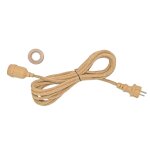 C�ble �lectrique corde beige 5m