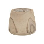 Cache - pot en bois naturel 15x15x15 cm Cache - pot en bois naturel 15x15x15 cm