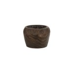 Cache - pot en bois de paulownia marron 29x29x20 cm Cache - pot en bois de paulownia marron 29x29x20 cm