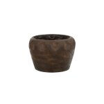Cache - pot en bois de paulownia marron 35x35x23 cm Cache - pot en bois de paulownia marron 35x35x23 cm