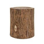 Cache - pot en bois de paulownia naturel 28x28x32 cm Cache - pot en bois de paulownia naturel 28x28x32 cm