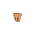 Cache - pot bois en teck naturel d. 30 cm Cache - pot bois en teck naturel d. 30 cm
