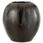 Cache - pot en cramique marron 50x50x50 cm