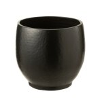 Cache - pot en céramique noir 33x33x32 cm Cache - pot en céramique noir 33x33x32 cm