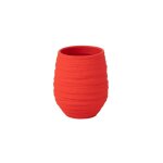 Cache - pot en céramique rouge 21x18x23 cm Cache - pot en céramique rouge 21x18x23 cm