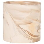 Cache - pot en grs beige h17
