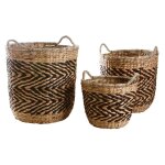 Cache - pots en jacinthe (lot de 3)