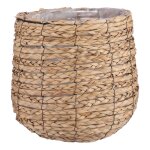 Cache - pot en jonc de mer marron clair h31 Cache - pot en jonc de mer marron clair h31