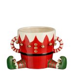 Cache - pot de nol en dolomite rouge h17