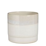Cache - pot en terre cuite creme d22 Cache - pot en terre cuite creme d22