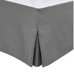 Cache sommiers 100% coton gris foncé Cache sommiers 100% coton gris foncé