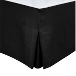 Cache sommiers 100% coton noir