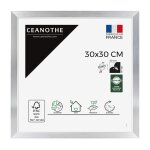 Cadre photo acier 30x30 cm rsine recycle