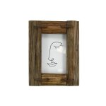 Cadre photo en bois recycl pour photo 10 x 15 cm