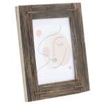Cadre photo en bois recycl pour photo 18 x 24 cm