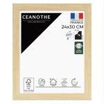 Cadre photo design bois clair 24x30 cm bois reconstitué fsc Cadre photo design bois clair 24x30 cm bois reconstitué fsc