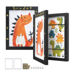 Cadres photo dessin enfant lot de 2 a4 22 x 28 cm noir