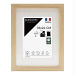 Cadre photo pais brut 18x24 cm avec passe - partout bois reconstitu fs