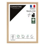 Cadre photo exposition brut 18x24 cm bois massif fsc
