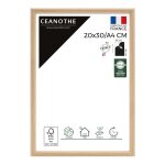 Cadre photo exposition brut 20x30 cm bois massif fsc