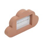 Cadre photo � poser forme arc en ciel 23x3x13 cm rose