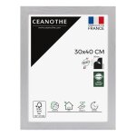 Cadre photo gris 30x40 cm bois reconstitué fsc Cadre photo gris 30x40 cm bois reconstitué fsc