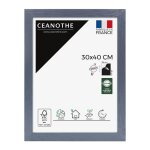 Cadre photo gris bleut 30x40 cm bois reconstitu fsc